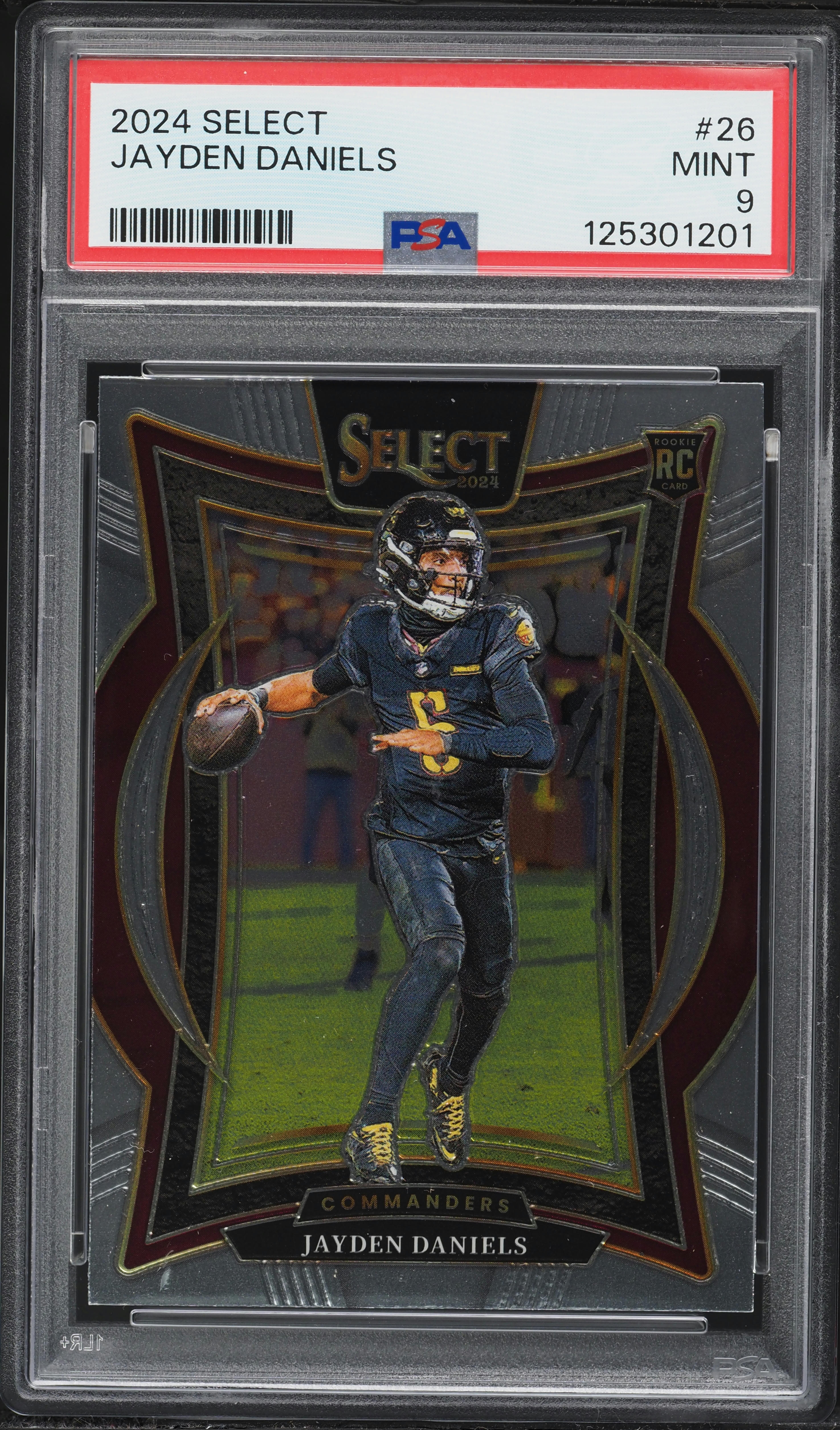 2024 Select Concourse Jayden Daniels ROOKIE #26 PSA 9 MINT on