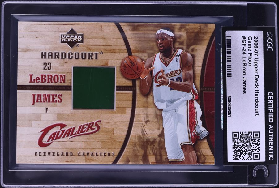 2007 UD Black All-Star Autographs LeBron James AUTO /25