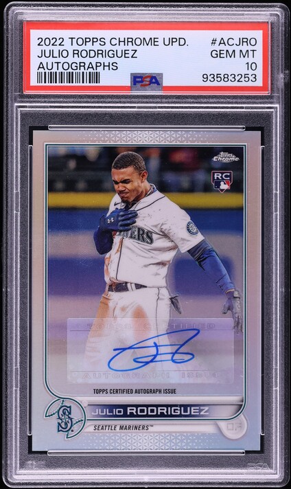 2022 Topps Allen & Ginter Rip Card Julio Rodriguez ROOKIE /99 #RC