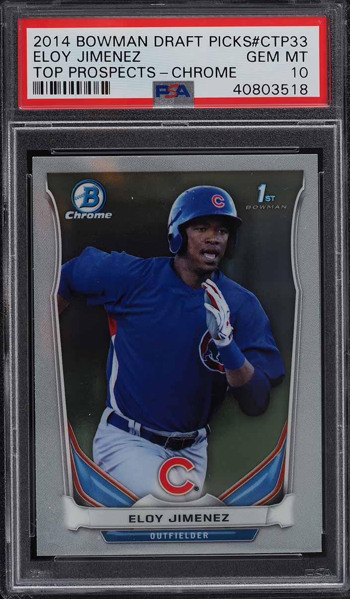 2018 Bowman Chrome Draft Luis Robert ROOKIE RC #BDC188 PSA