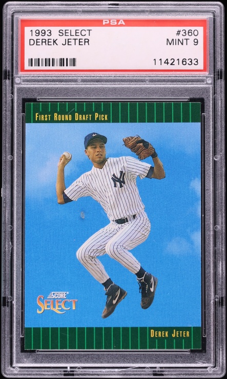 1993 Select Derek Jeter ROOKIE #360 PSA 9 MINT