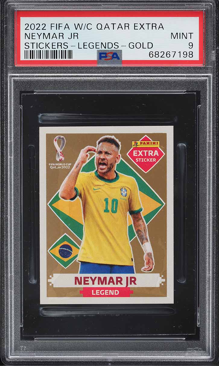 2022 Panini Prizm World Cup Qatar Neymar Jr #32 PSA 10 GEM MINT on