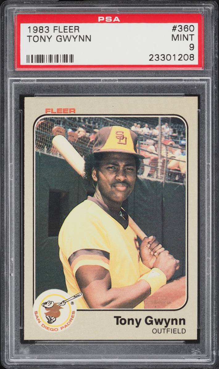 1983 Fleer Tony Gwynn ROOKIE #360 PSA 9 MINT