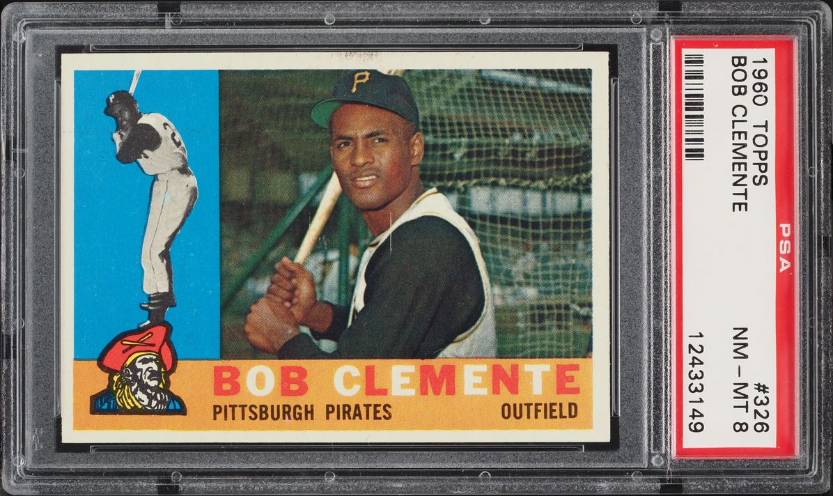 1960 Topps Roberto Clemente #326 PSA 8 NM-MT