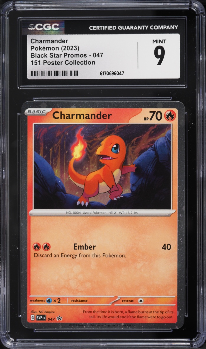 2023 Pokemon Scarlet & Violet Promo 151 Poster Collection Charmander #47 CGC 9 MINT