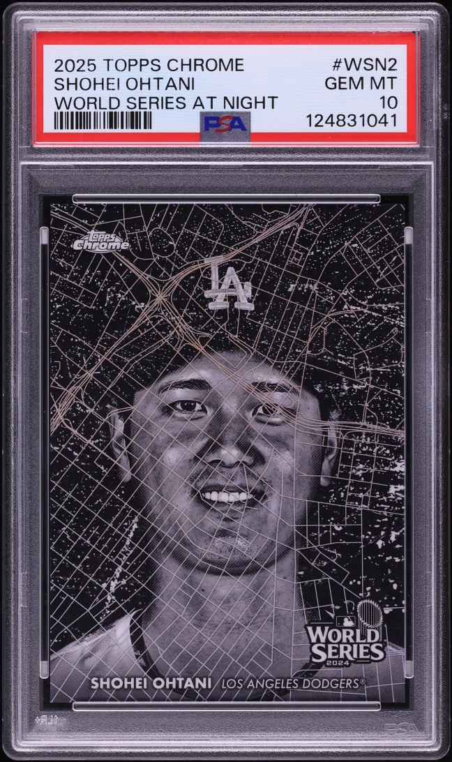 2025 Topps Chrome World Series At Night Shohei Ohtani #WSN-2 PSA 10 GEM MINT