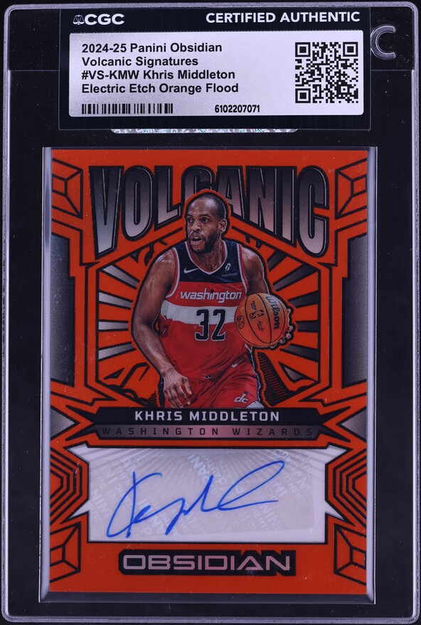 2021 Select Xfactor Purple Prizm Khris Middleton PATCH AUTO /49