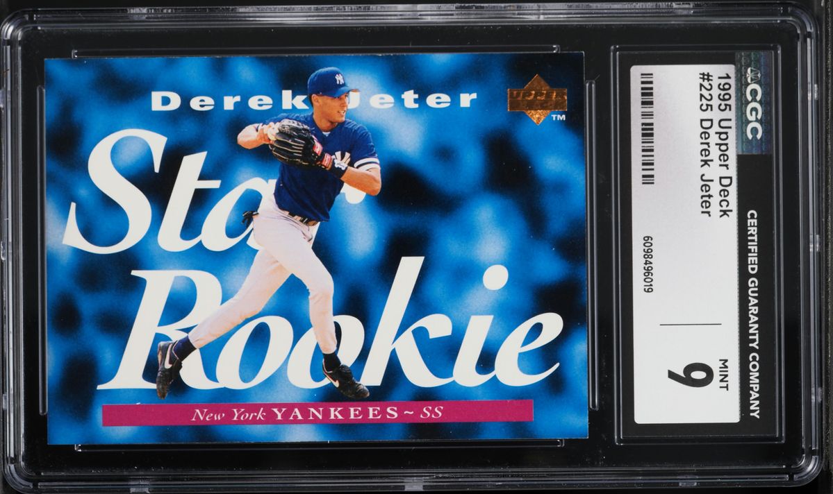 1995 Upper Deck Derek Jeter ROOKIE #225 CGC 9 MINT