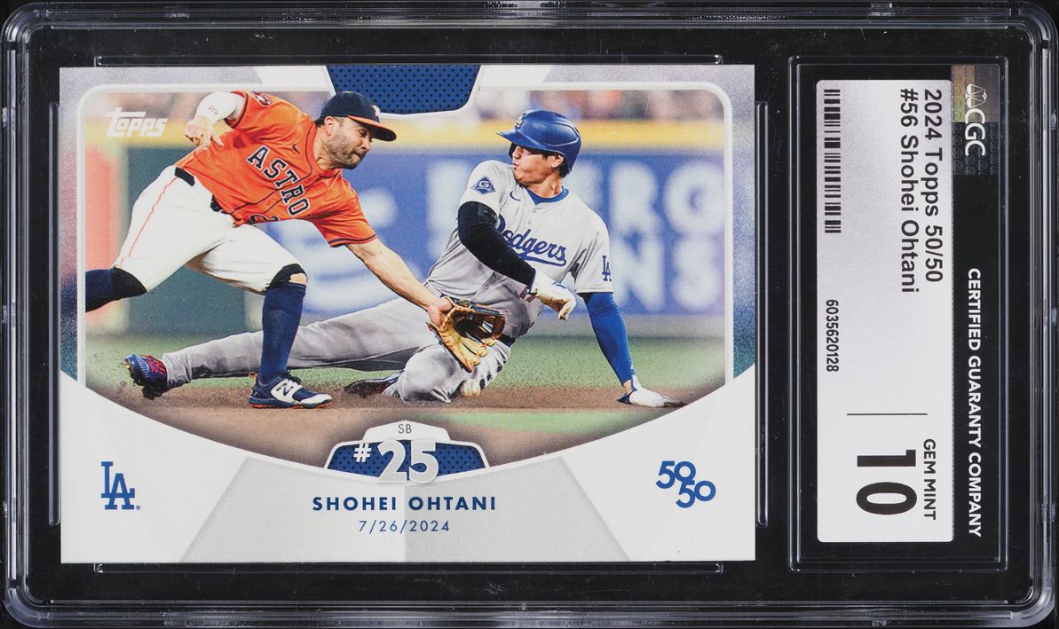 2024 Topps 50/50 Shohei Ohtani #56 CGC 10 GEM MINT