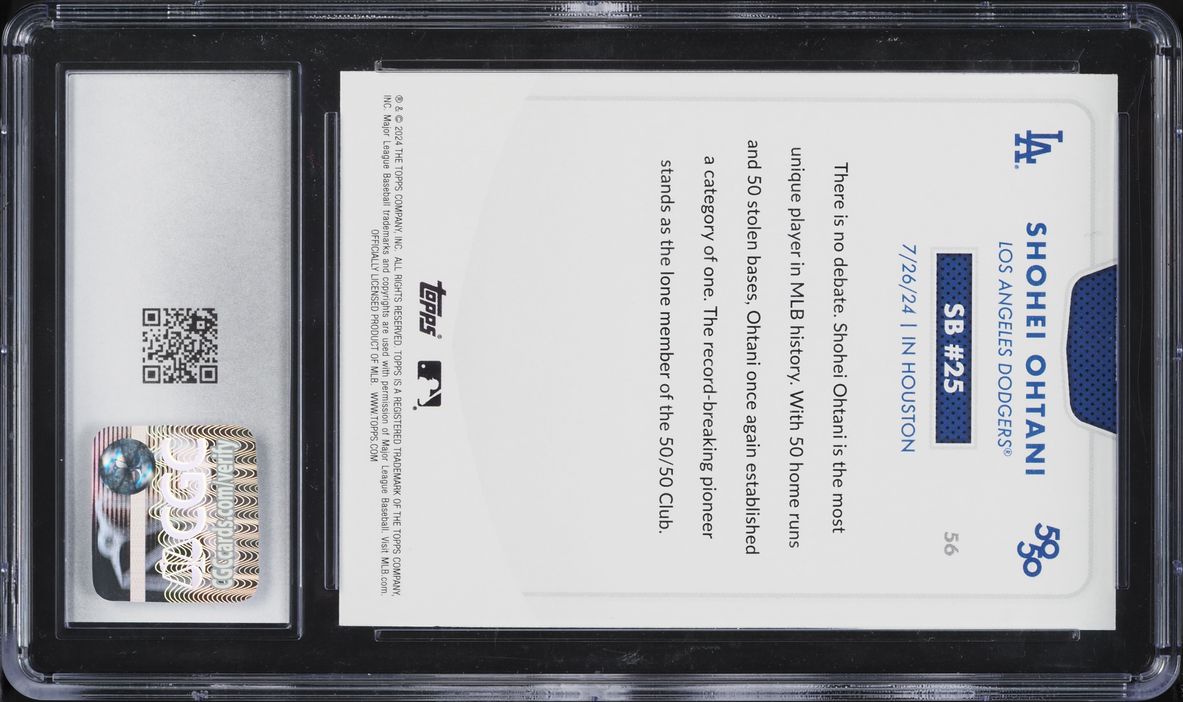 2024 Topps 50/50 Shohei Ohtani #56 CGC 10 GEM MINT
