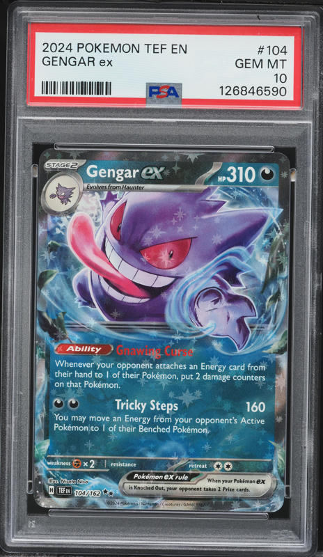 2014 Pokemon XY Phantom Forces Gengar EX #34 PSA 10 GEM MINT on