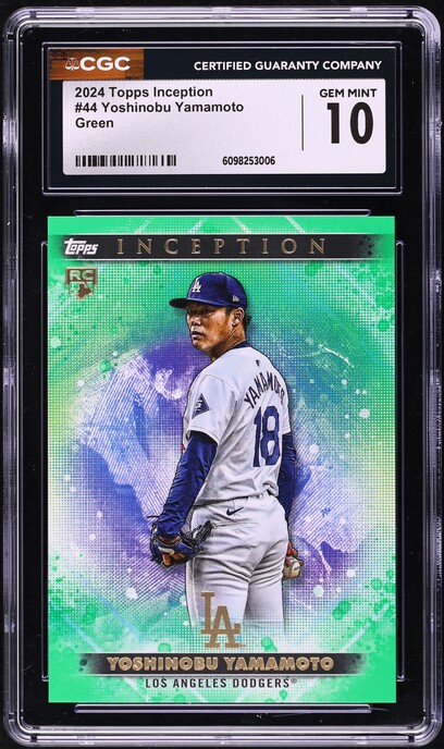 2025 Topps Chrome Future Stars Yoshinobu Yamamoto #FS-6 PSA 6 EXMT