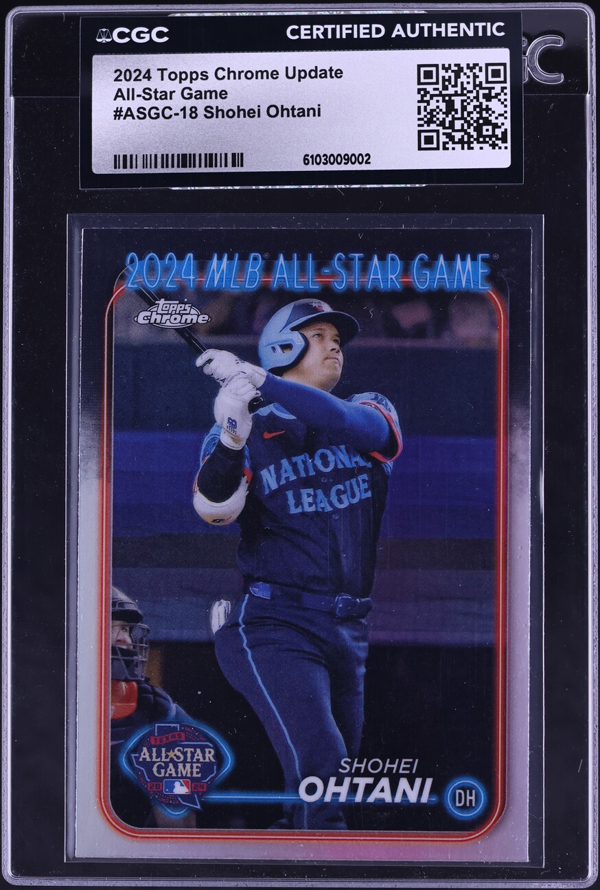 2024 Topps Chrome Update All-Star Game Shohei Ohtani #ASGC-18 CGC AUTH