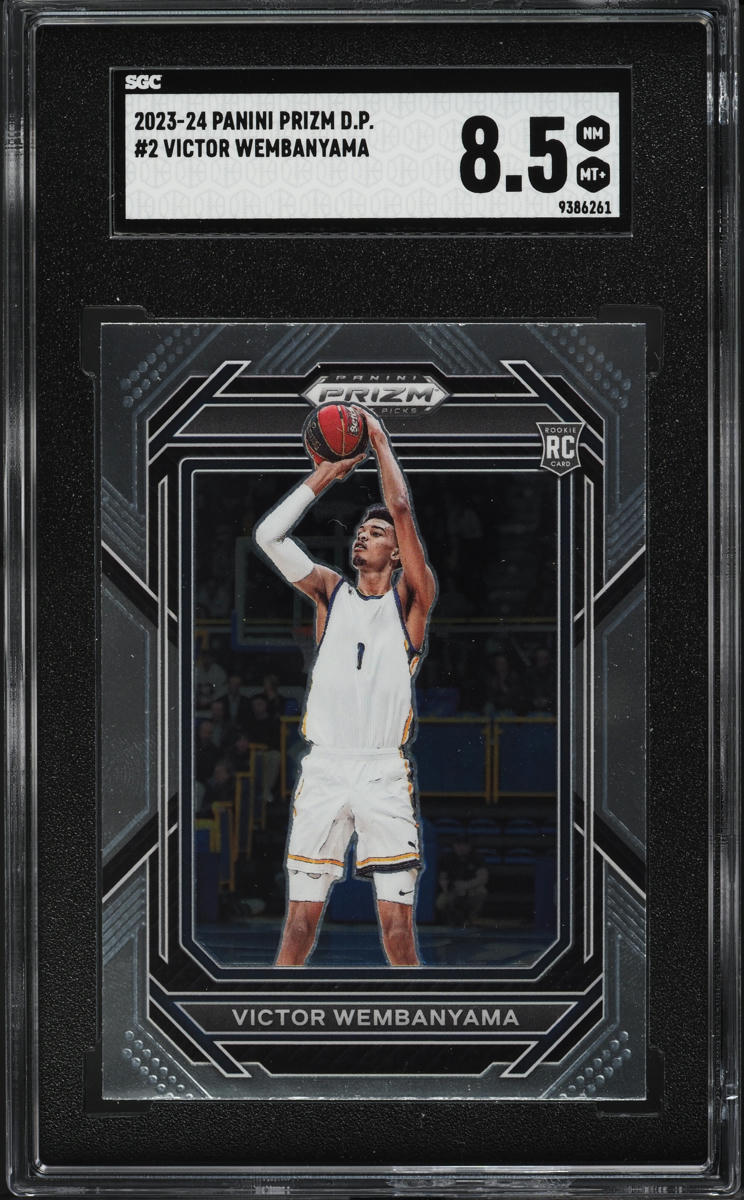 2023 Panini Prizm Draft Picks Victor Wembanyama ROOKIE #2 SGC 8.5 NM-MT+