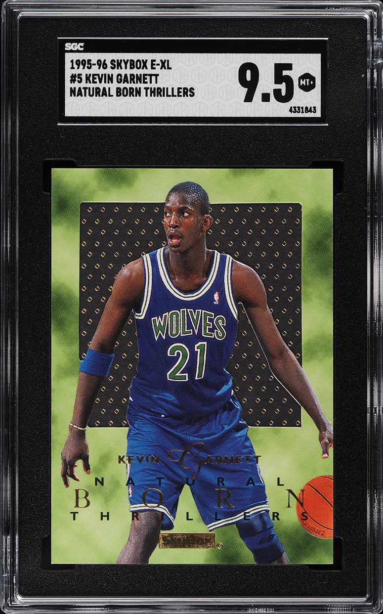 1995 Classic Phone Card Kevin Garnett ROOKIE PSA 9 MINT on