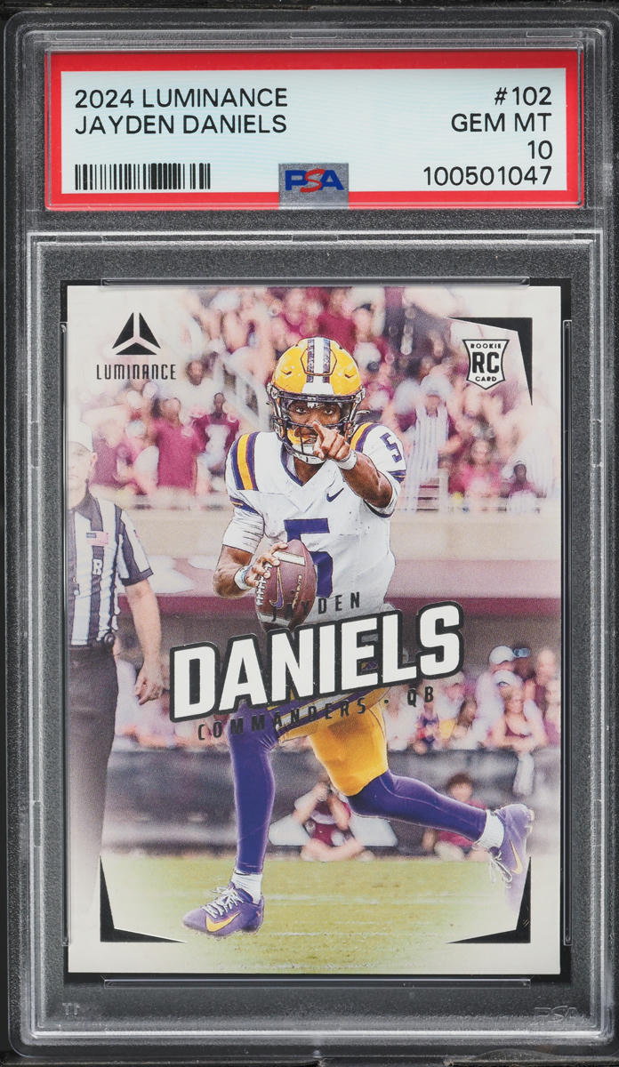 2024 Topps Now #23 Jayden Daniels (RC) Rookie Card PSA 10 GEM MINT