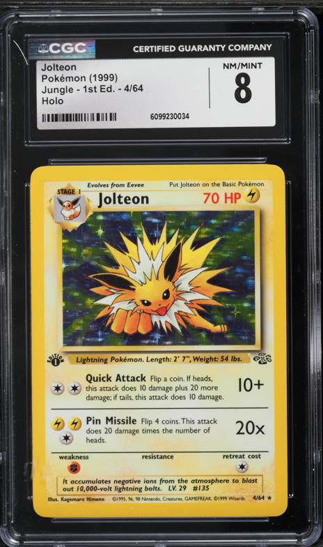 Jolteon 064/SV-P Sv-P Promotional Cards Jolteon (YU NAGABA) PSA 9