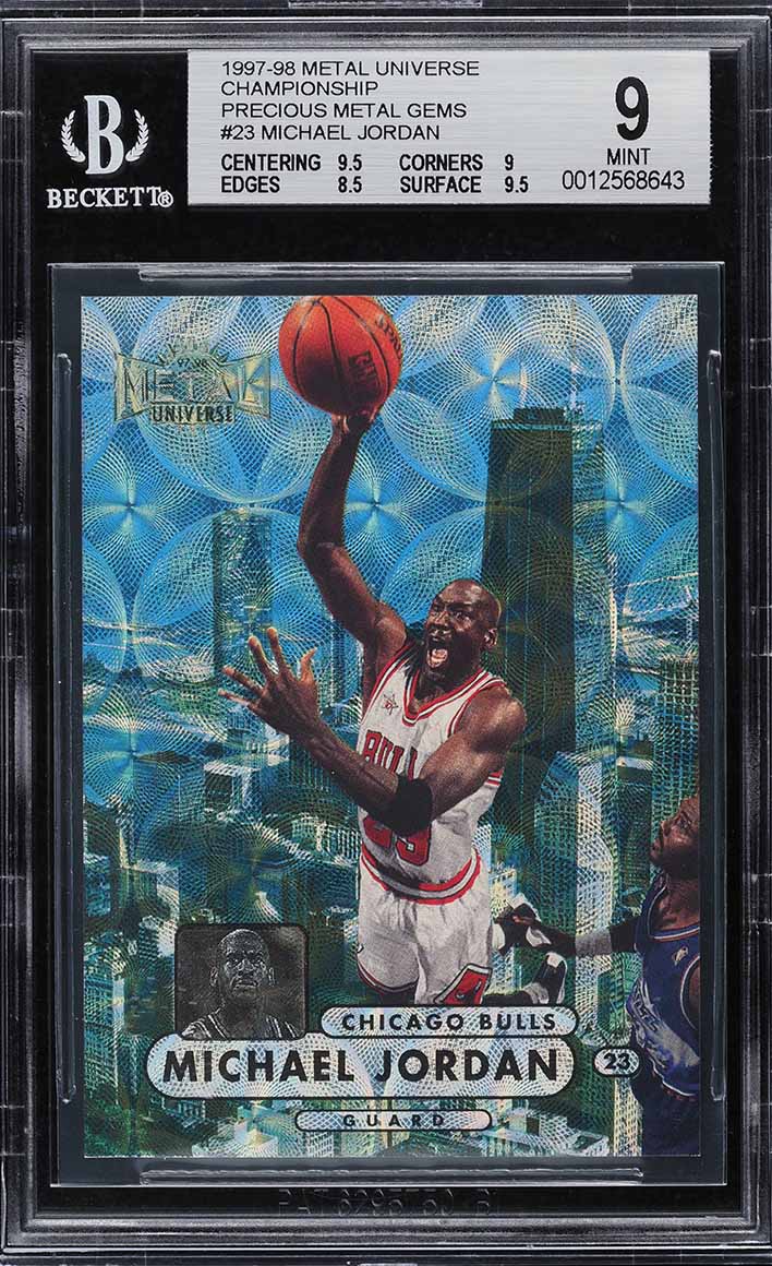 1997 Metal Universe Championship Precious Gems Michael Jordan PMG /50 ...