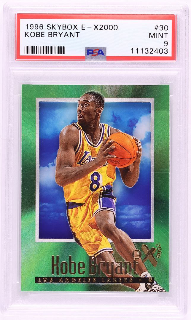1996 Skybox E-X2000 Kobe Bryant ROOKIE #30 PSA 9 MINT