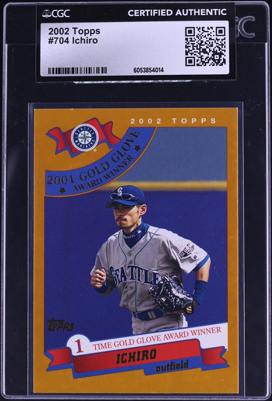 2002 Topps Ichiro #704 CGC AUTH