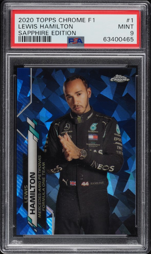 2020 Topps Now Formula 1 F1 Lewis Hamilton #6 PSA 10 GEM MINT on