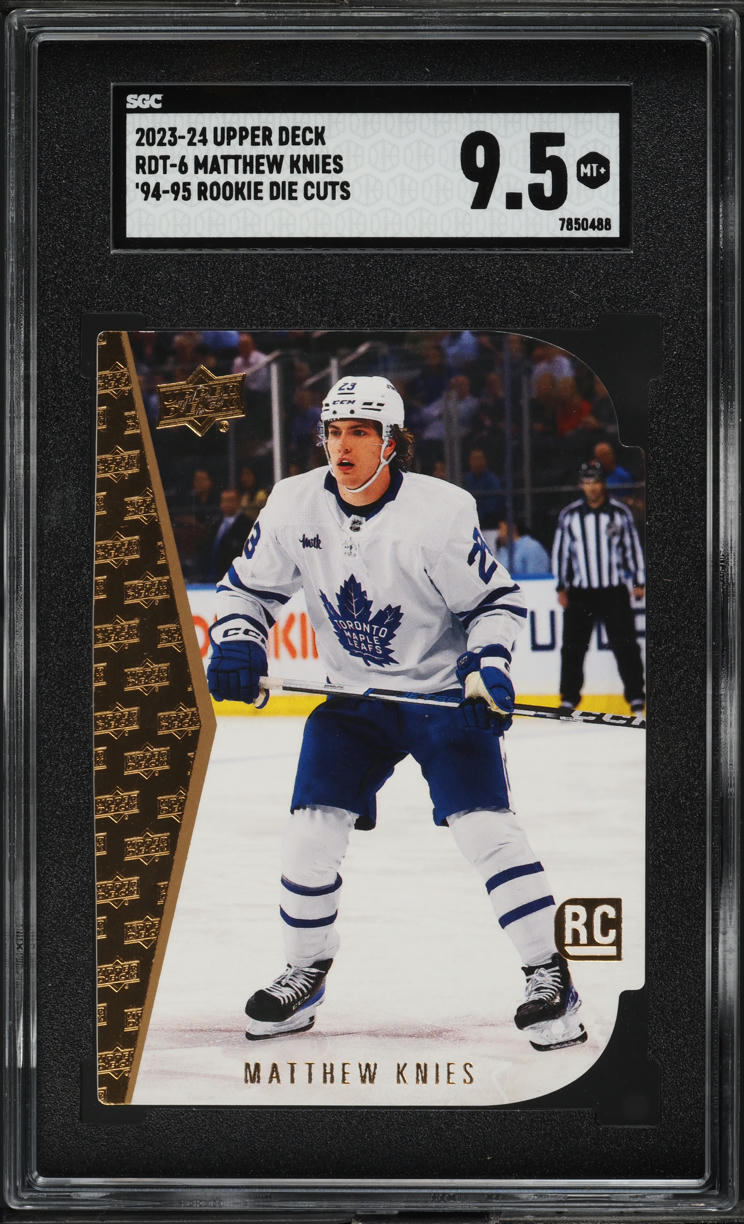 2023 Upper Deck '94-95 Die-Cut Matthew Knies ROOKIE #RDT-6 SGC 9.5 MINT+