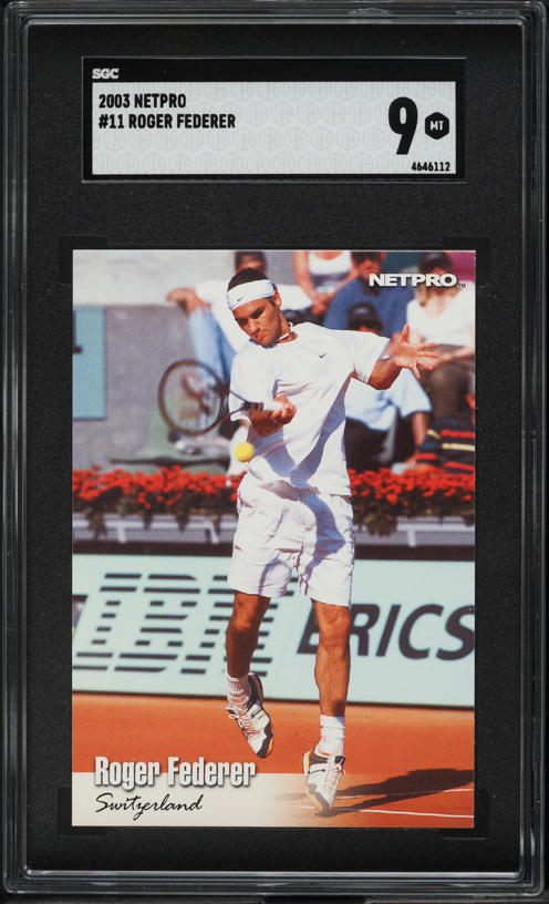 2003 Netpro Elite Roger Federer ROOKIE /2000 #3 BGS 10 PRISTINE on