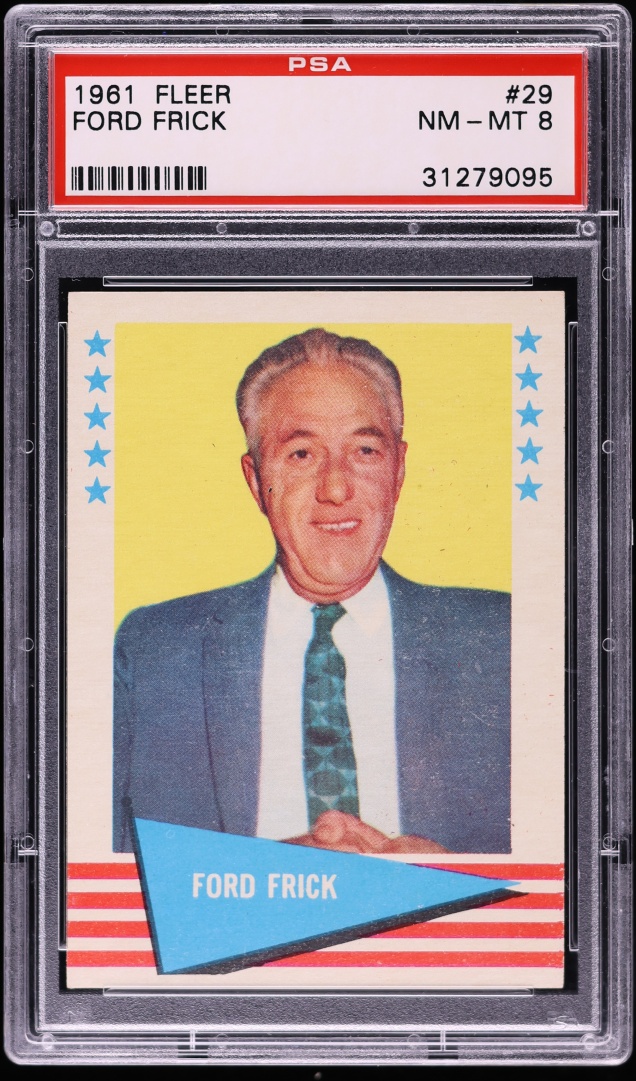 1961 Fleer Ford Frick #29 PSA 8 NM-MT