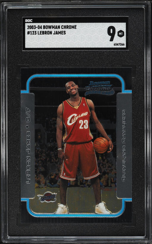 2007 Topps Chrome '57 Variation Refractor LeBron James /999 #23