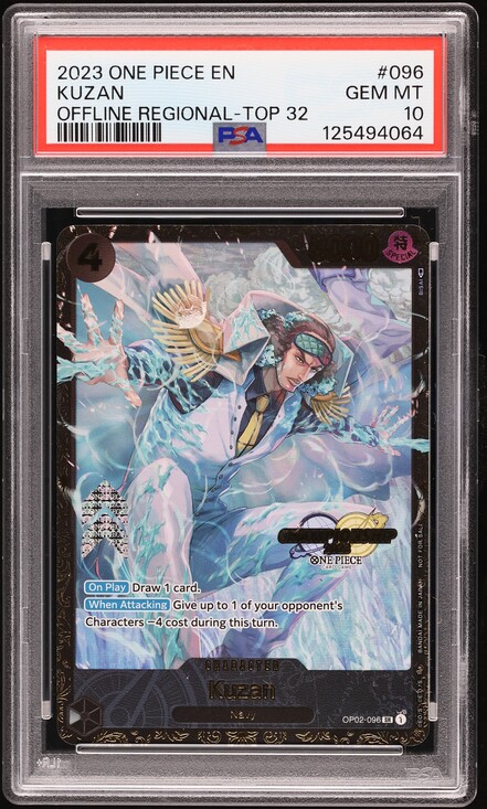 2023 One Piece Promo Championship Top 32 Marco #OP03-013 PSA