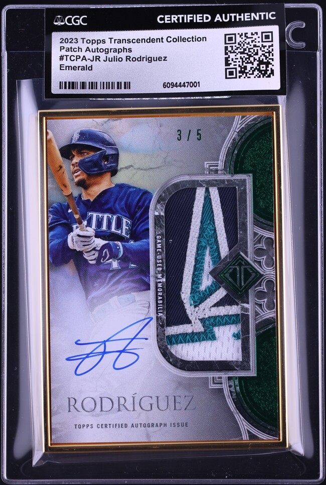 A.ジャッジRC AU ゴールドリフ BGS9.5GEM MINTです。 2023 Topps