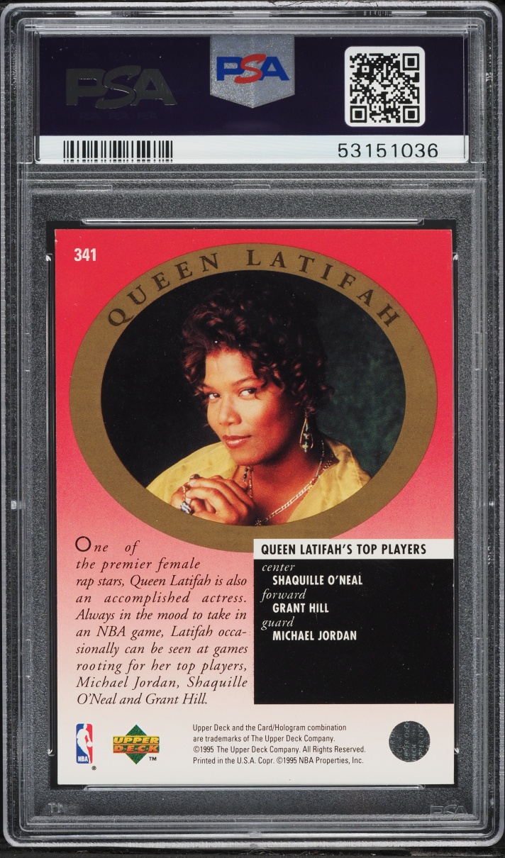 1995 Upper Deck Electric Court Michael Jordan #341 PSA 9 MINT