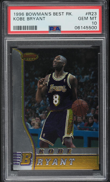 2016 Panini Studio Downtown Kobe Bryant #FD18 PSA 10 GEM MINT on