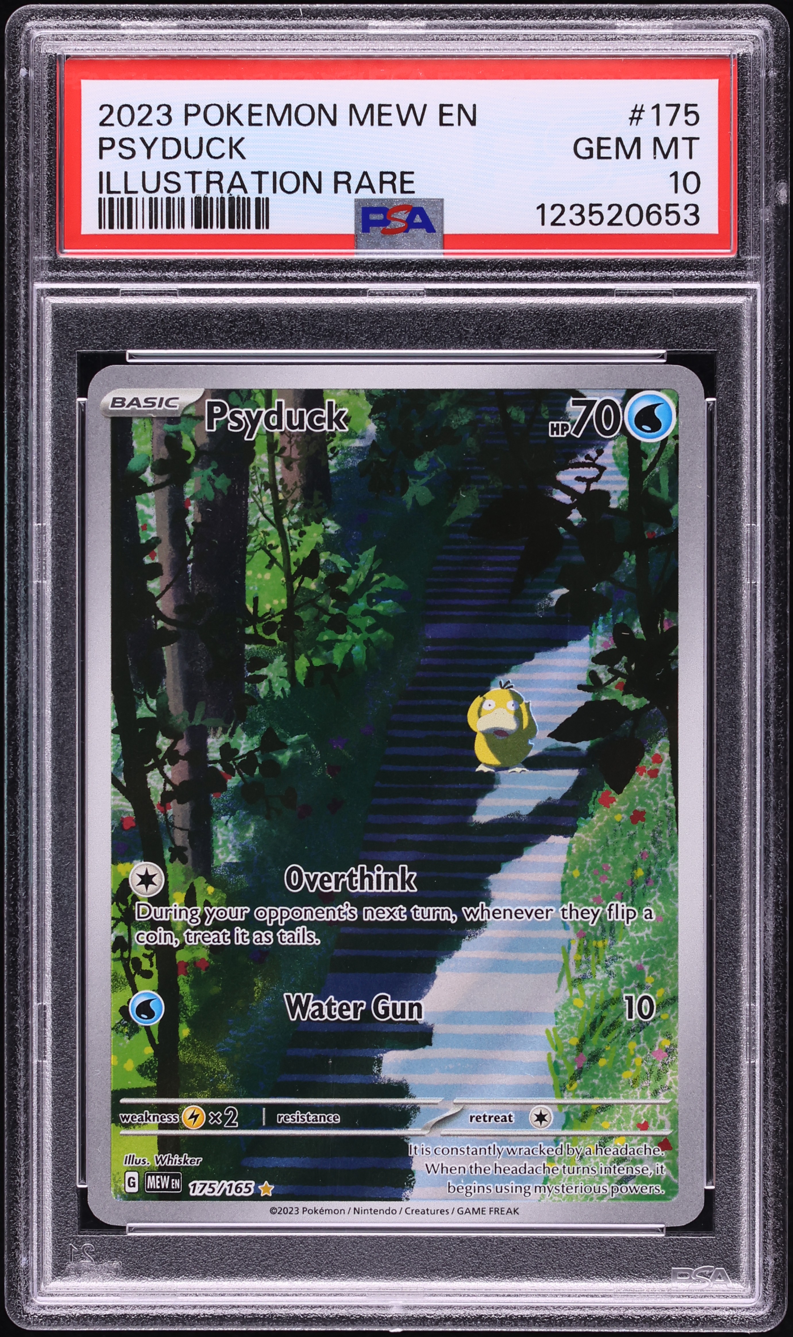 2023 Pokemon Scarlet & Violet 151 IR Psyduck #175 PSA 10 GEM MINT