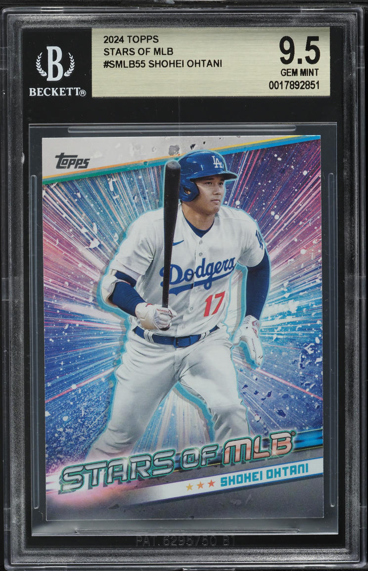 2024 Topps Stars Of MLB Shohei Ohtani #SMLB55 BGS 9.5 GEM
