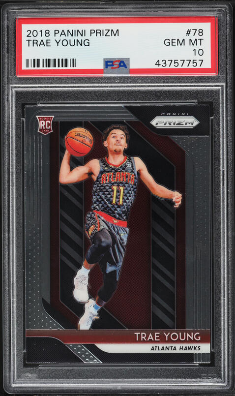 Trae Young Contenders Optic RC 鑑定済み Trae Young 2018 Optic #198 Shock Price Guide - Sports Card Investor