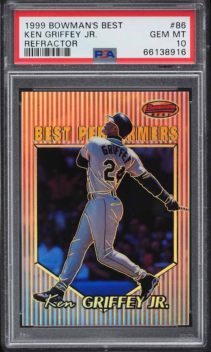 1999 Bowman's Best Atomic Refractor #80 Ken Griffey Jr. /100