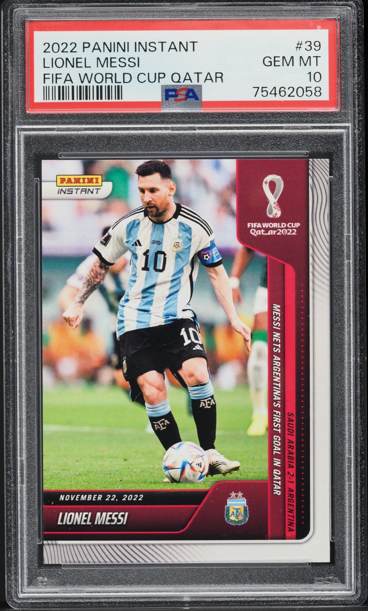 FIFA World Cup 2022 Lionel Messi PSA10