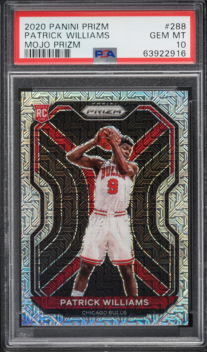 2020 Panini Prizm Mojo Patrick Williams ROOKIE /25 #288 PSA 10 GEM MINT