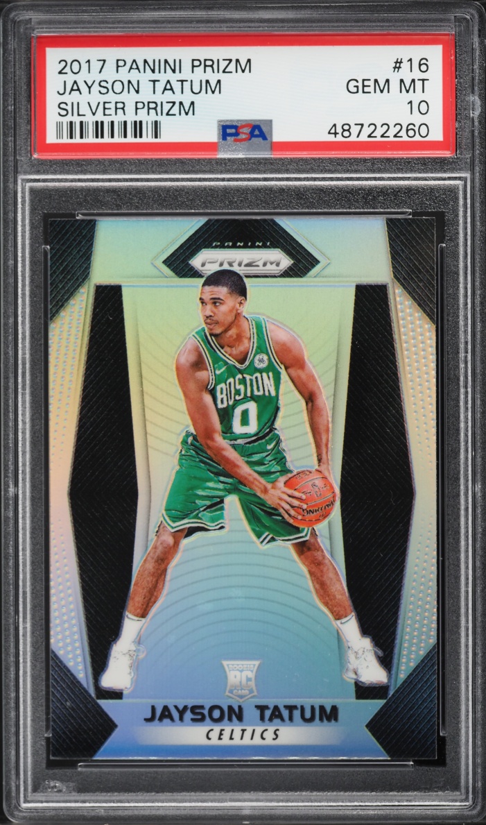 2017 Panini Prizm Silver Jayson Tatum ROOKIE #16 PSA 10 GEM MINT