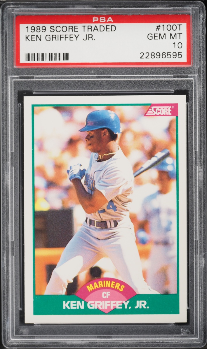 1989 Score Traded Ken Griffey Jr. ROOKIE #100T PSA 10 GEM MINT