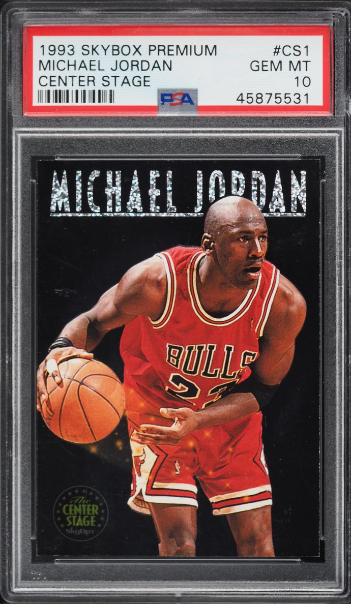 1993 Skybox Premium Center Stage Michael Jordan #CS1 PSA 10 GEM MINT