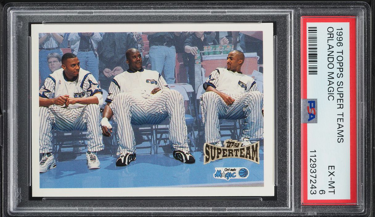 1996 Topps Super Teams Orlando Magic PSA 6 EXMT