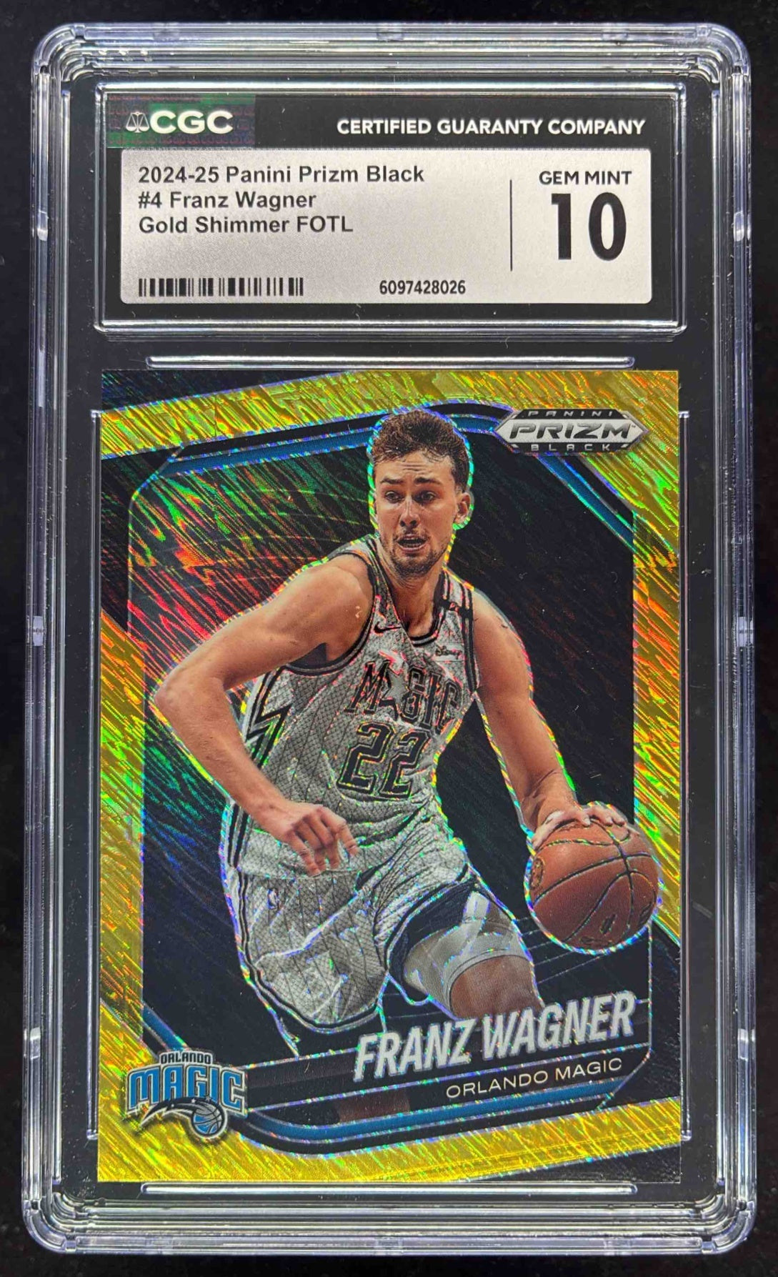 2023 Panini Prizm Silver Franz Wagner #1 CGC 10 GEM MINT on