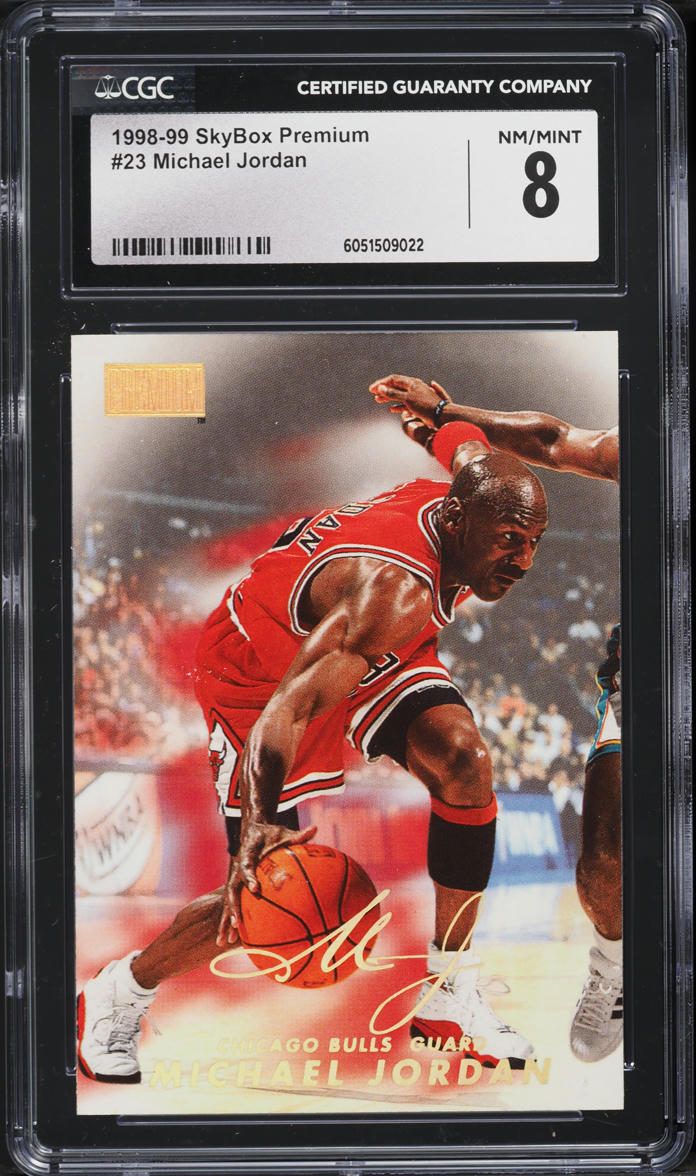 1998 SkyBox Premium Michael Jordan #23 CGC 8 NM-MT