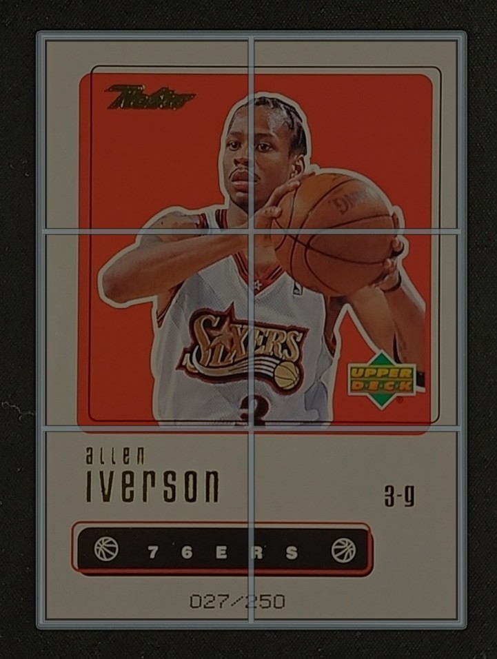 1999 Upper Deck Retro Gold Allen Iverson /250 #37 MBA AUTH