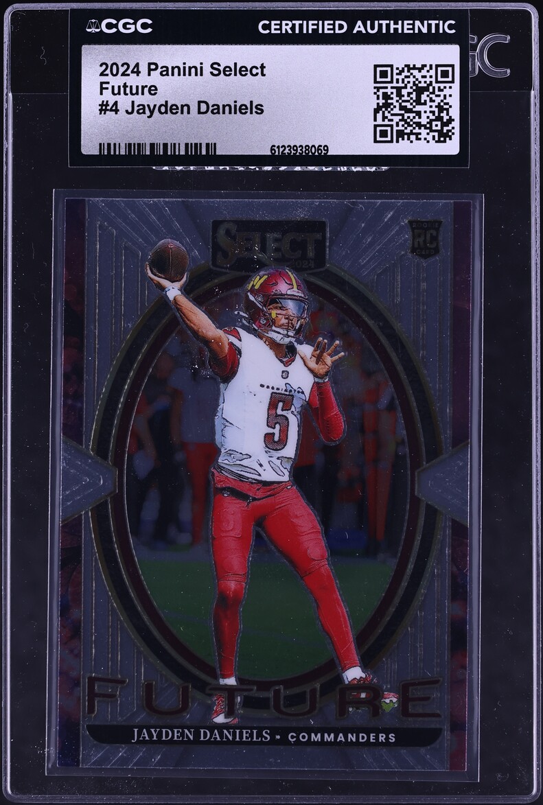 2024 Select Future Jayden Daniels ROOKIE #4 CGC AUTH