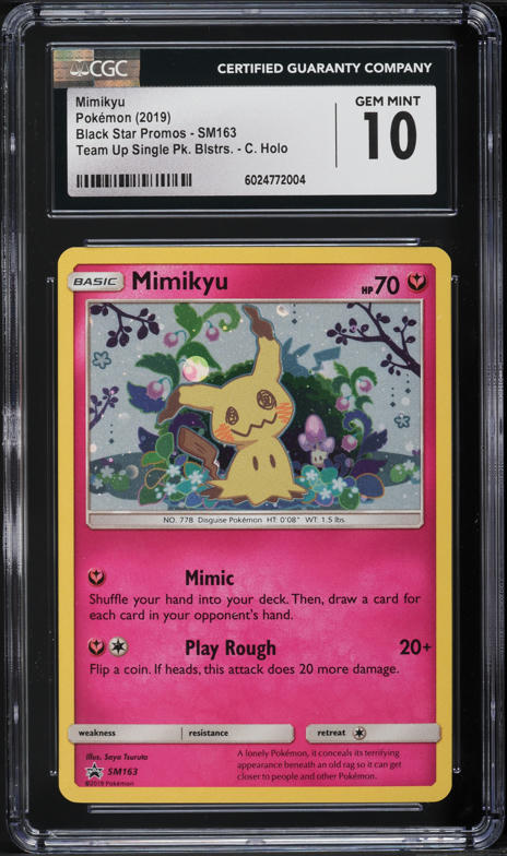 2024 Pokemon Japanese Sv-P Promo Gym Promo Pack 6 Mimikyu #156 PSA