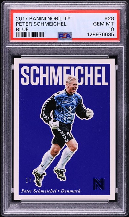 2022 Panini Prizm Premier League Breakaway Peter Schmeichel AUTO