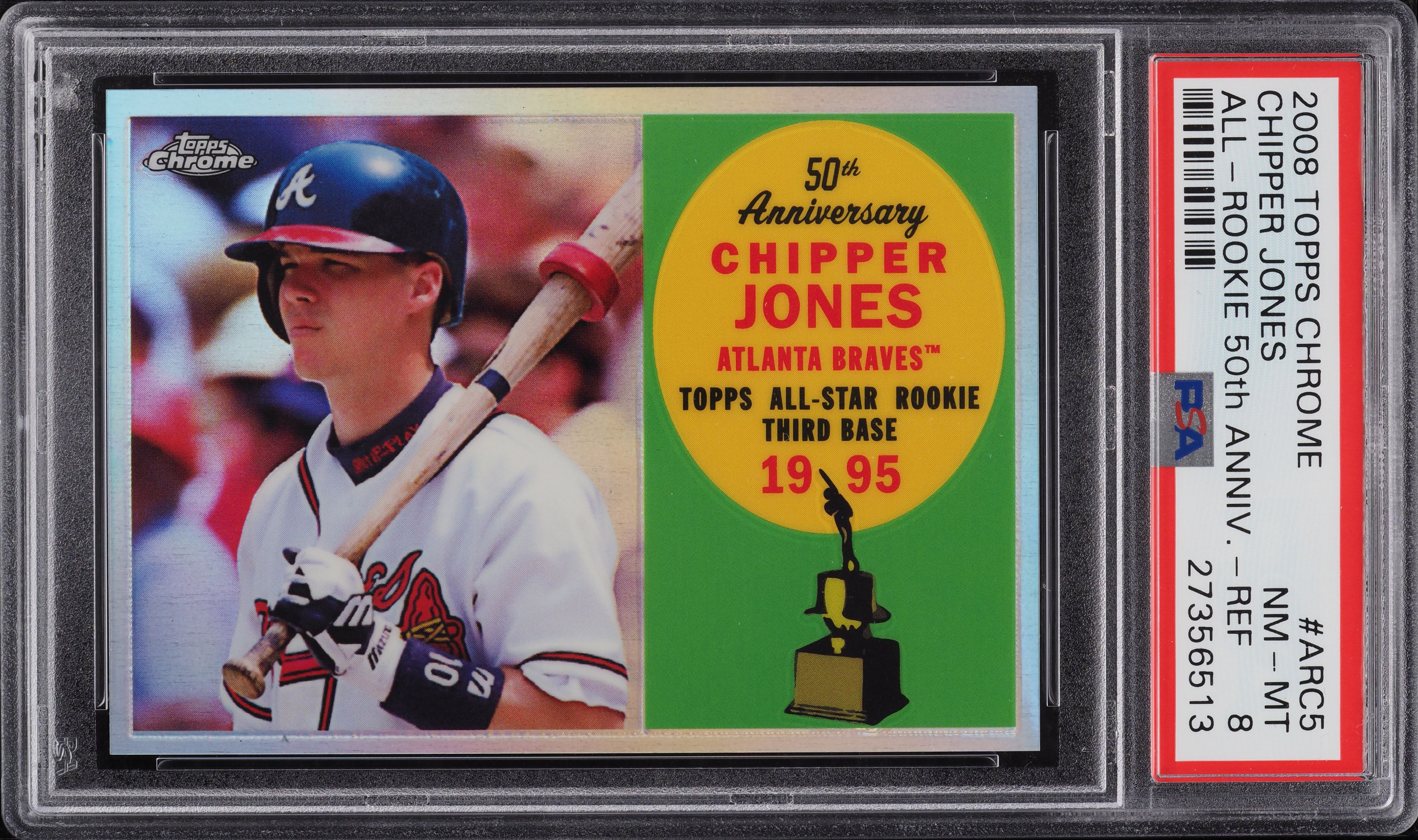 アンス ファティChrome rookie Refractor PSA 9 2008 Topps Chrome All-Rookie 50th Anniversary Refractor